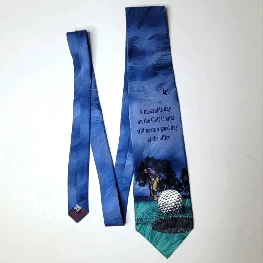 SPIKE MARKS GOLF Men's Necktie Vintage